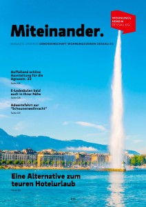 Mietermagazin Cover Ausgabe August 2023